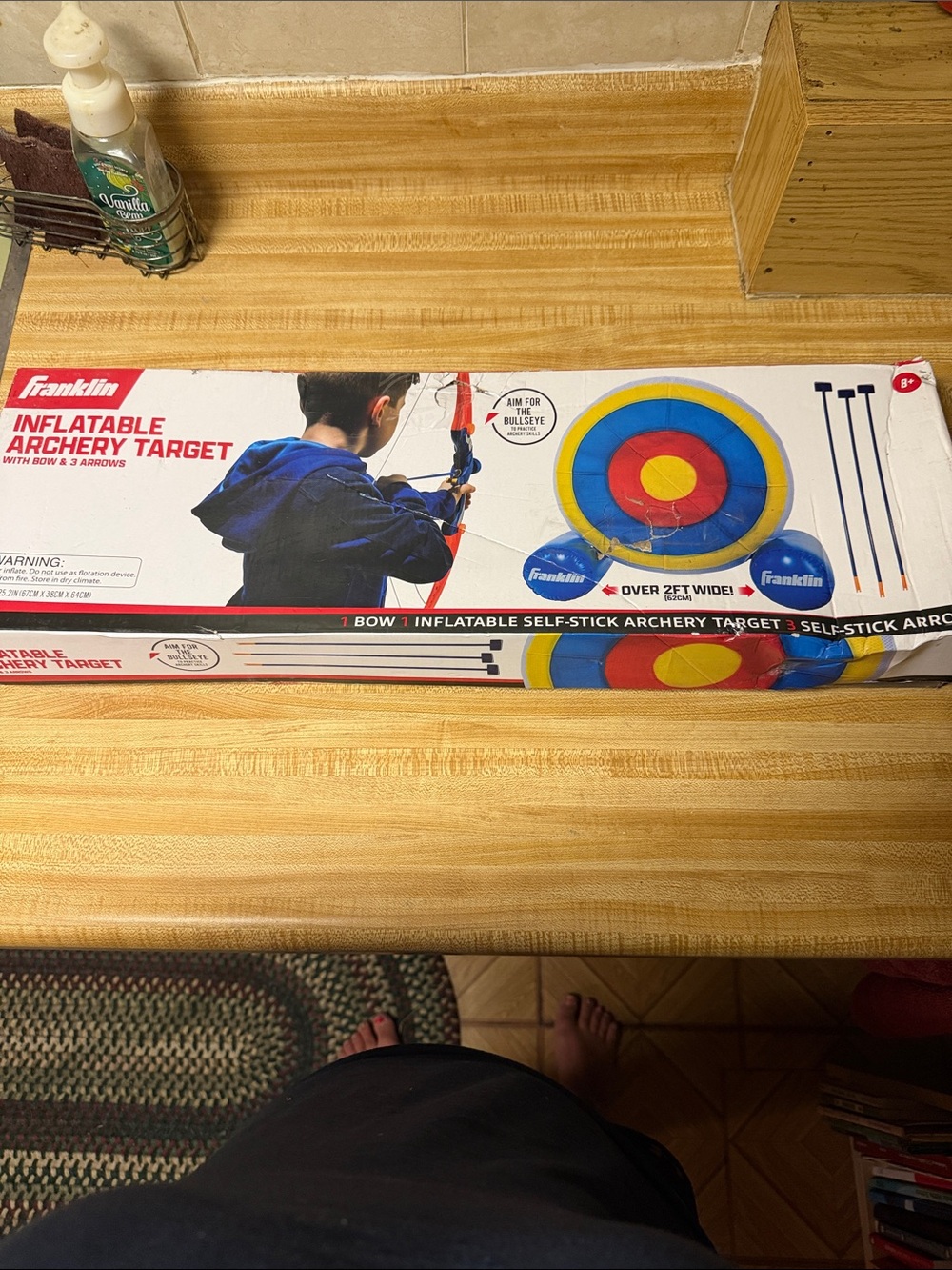 Franklin Inflatable Archery Target - Blue/Yellow/Red